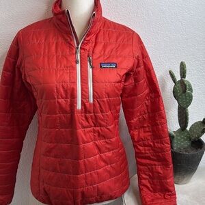 Patagonia  Nano Puff Red Quilted Jacket